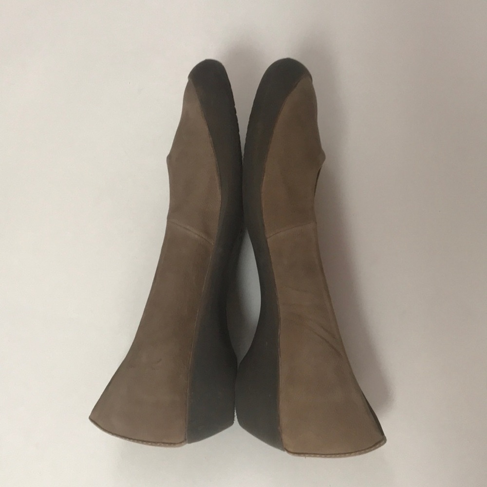 Softinos Slip On Ballerina Flat Leather Shoes Z52